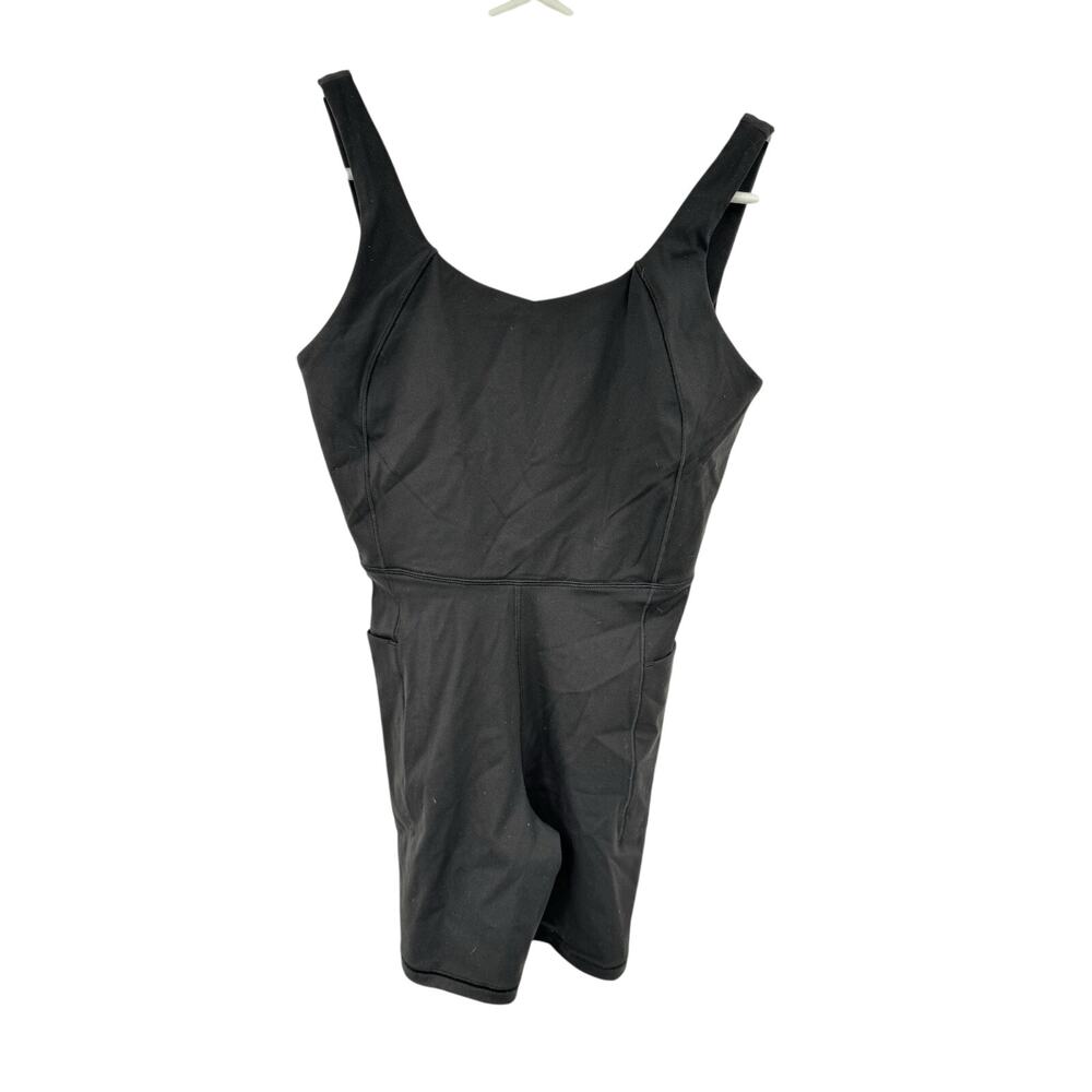 CALIA Women's Inspire Short Bodysuit Pure Black Size XL MSRP $108